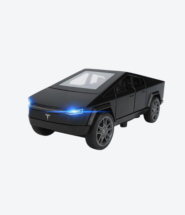 Tesla Cybertruck Toy Car with LED Lights – 1:32 Scale Die-Cast Model