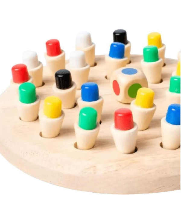 Wooden Memory Match Stick Chess, Colorful Memory Chess