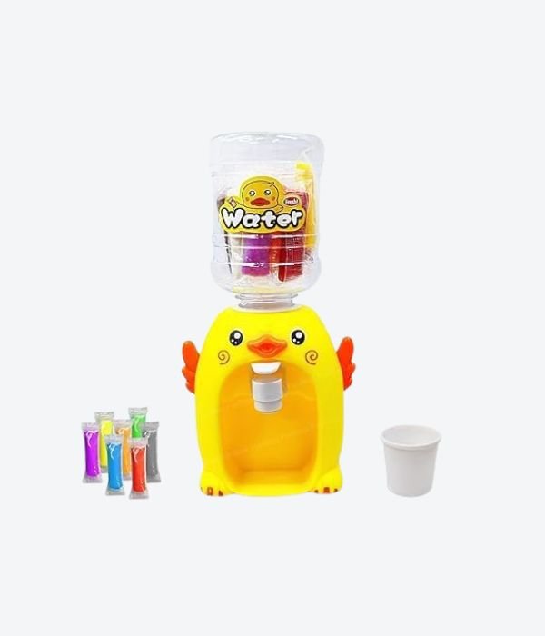 Mini Water Dispenser Toy for Children Mini Drinking Kids Active Game Toy Fountain Pumps Water Juice Milk Drinking Fountain Cartoon Toy. for