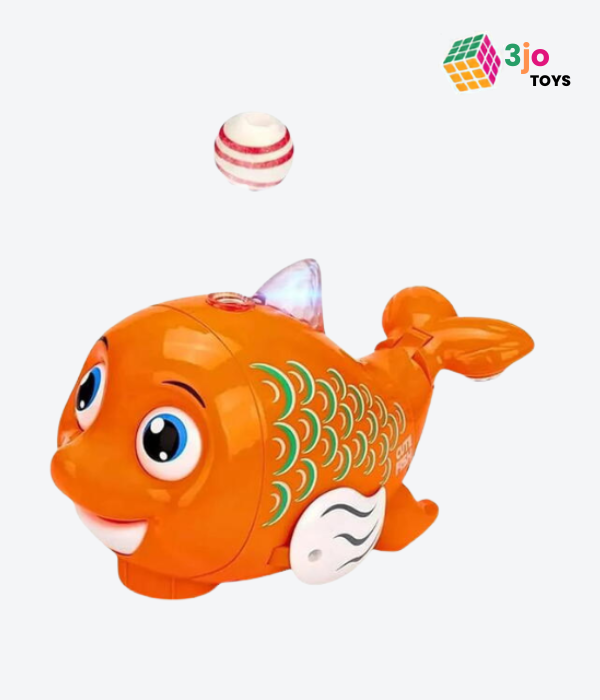 Ball Blowing Fish - Toy with Light and Music