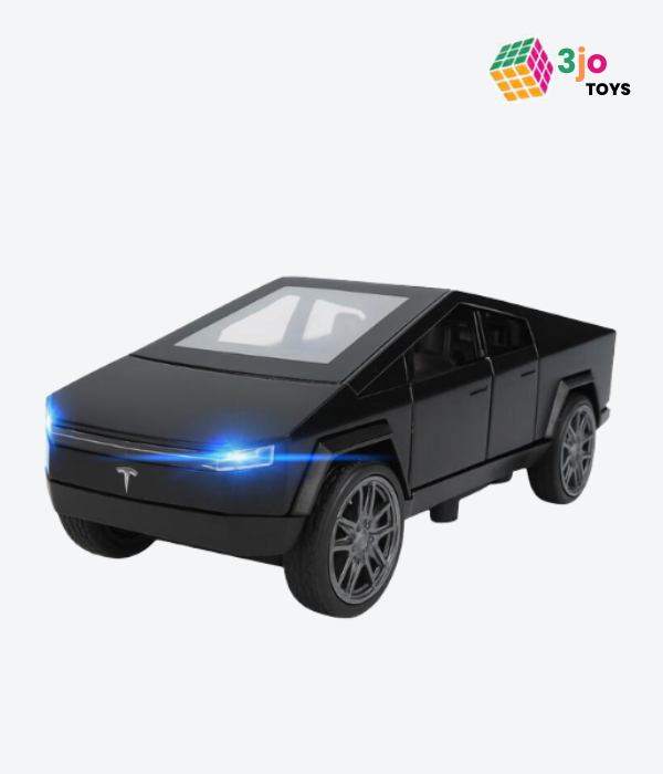 Tesla Cybertruck Toy Car with LED Lights – 1:32 Scale Die-Cast Model