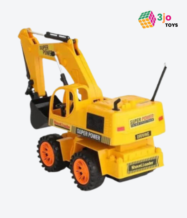 JCB Remote Control Wireless Lights Large Plastic Construction Truck