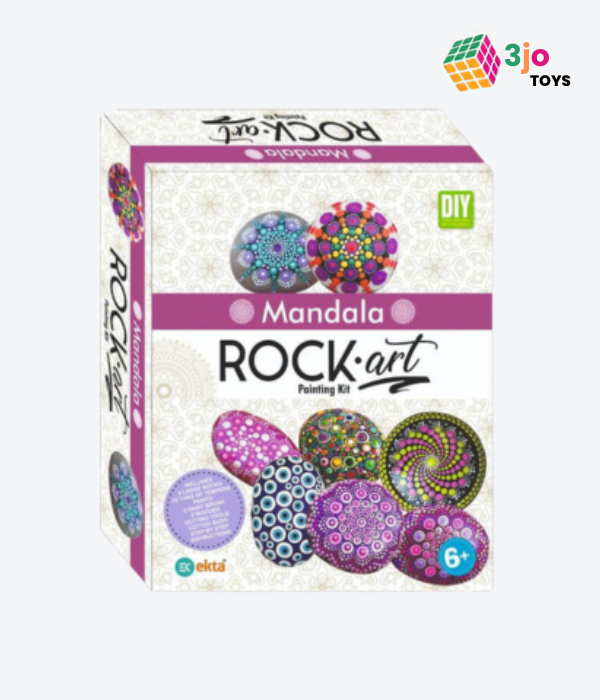 Ekta Mandala Rock Art Painting Kit, DIY Dot Art Craft Set with Stones