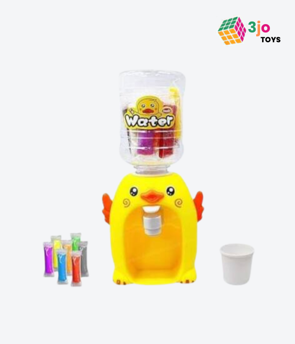 Mini Water Dispenser Toy for Children Mini Drinking Kids Active Game Toy Fountain Pumps Water Juice Milk Drinking Fountain Cartoon Toy. for