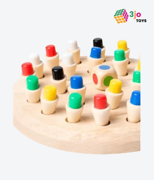 Wooden Memory Match Stick Chess, Colorful Memory Chess